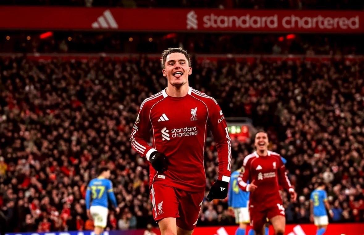 维尔茨进球，逐渐融入！这就是高级货！英超利物浦2:1战胜狼队，维尔茨打入一球，