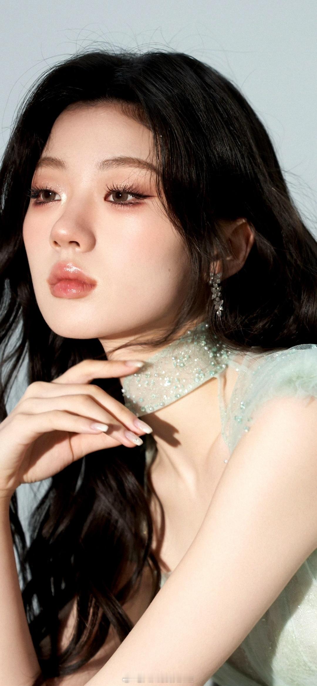 单依纯淡蓝纱裙唯美写真热图阁公众号