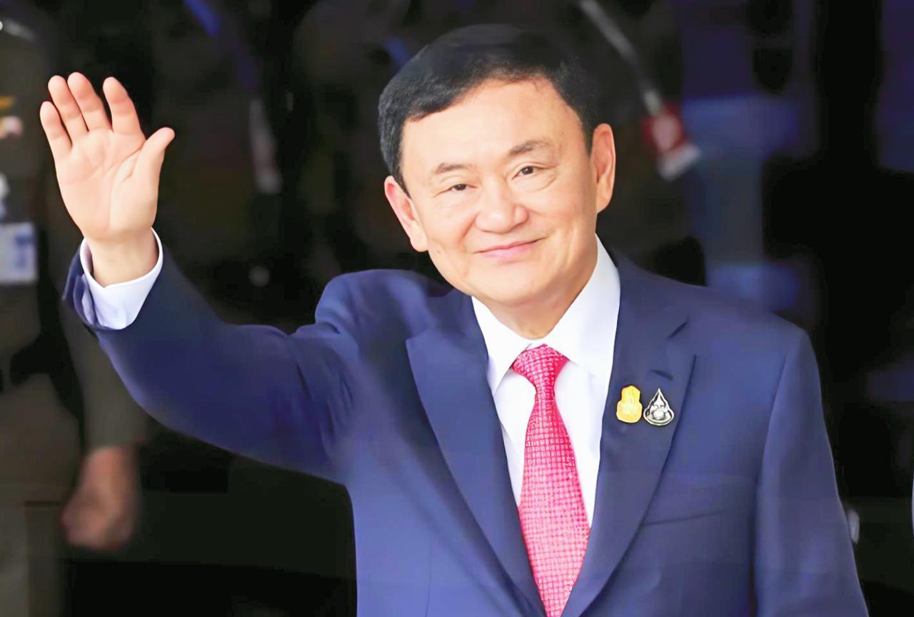 泰国前总理他信·西那瓦7月17日在MCOT公共有限公司组织的题为“解锁泰国未来，