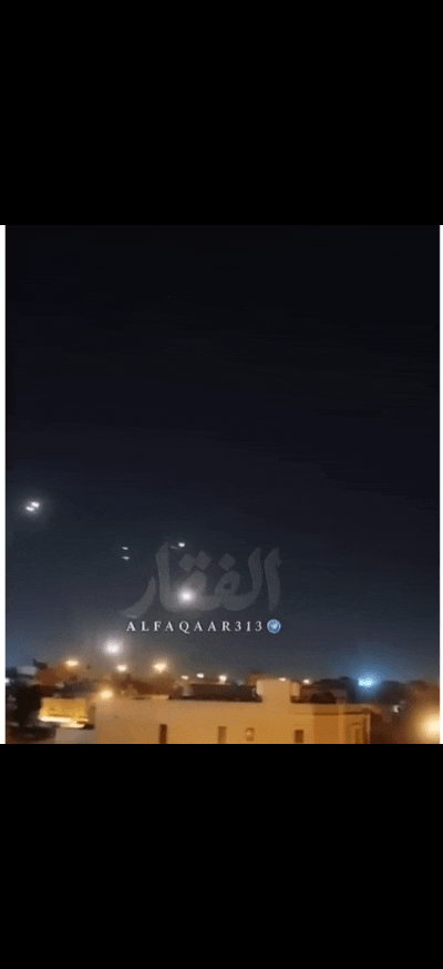 巴林防空部队的“爱国者”防空导弹嗖嗖往天上射，也不管天上有没有伊朗的导弹或无人机