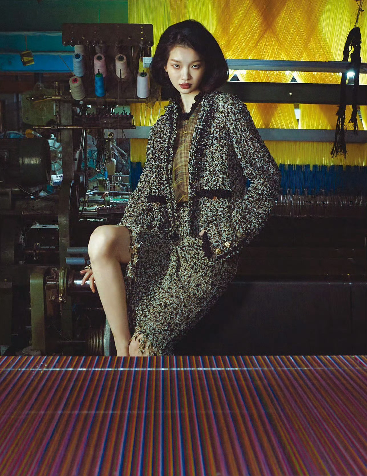 闫文静xELLEKoreaMarch2026，CHANEL202