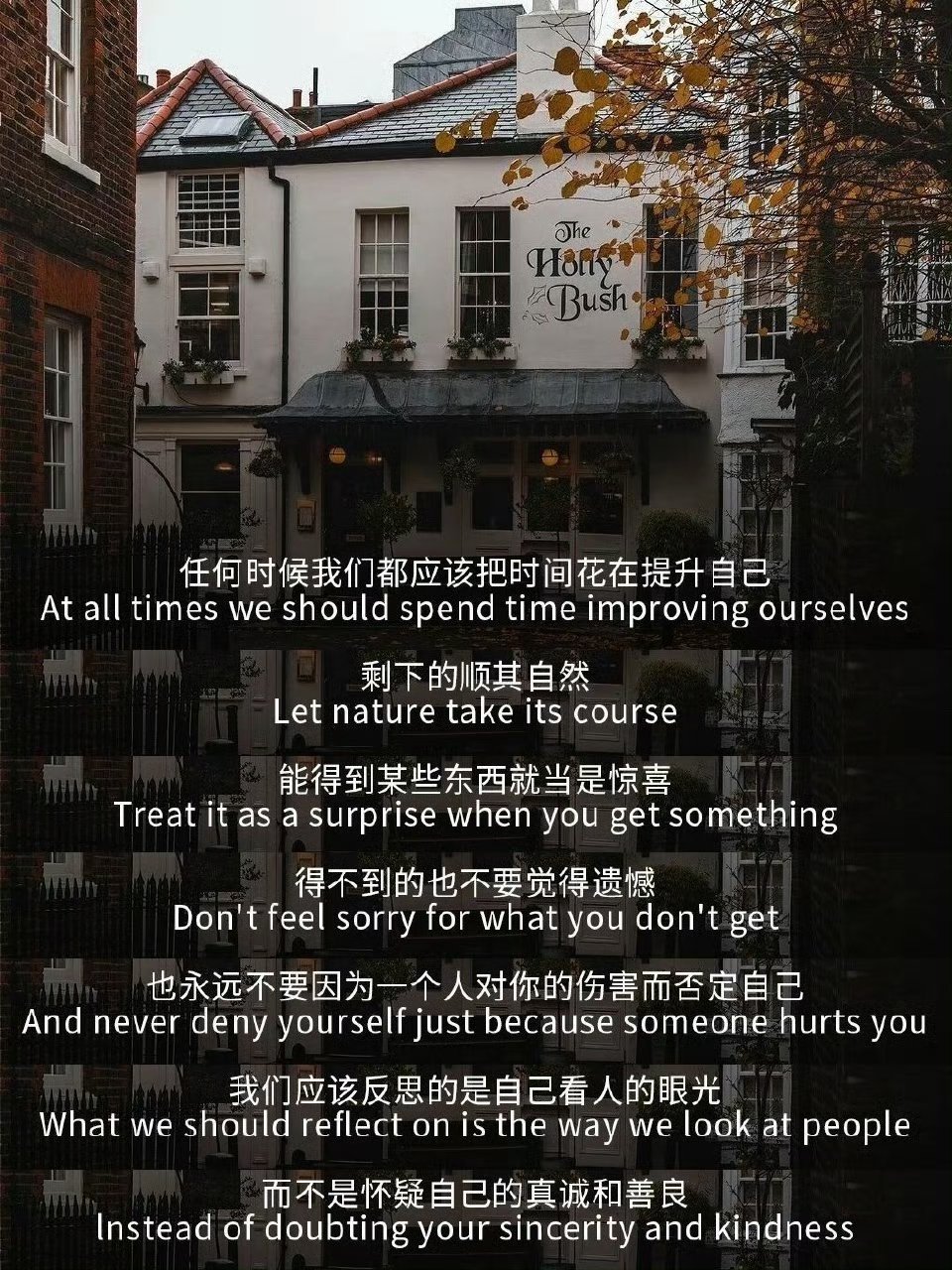 人生是一段不断提升自己的过程。​​​