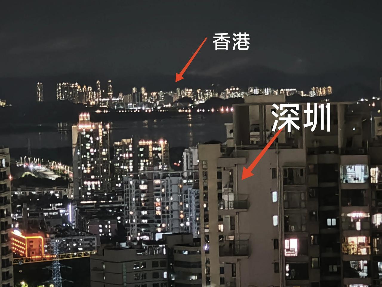 深圳和香港真的挨得好近好近，会不会有一天，两座城市真的合二为一，给新城市起个什么