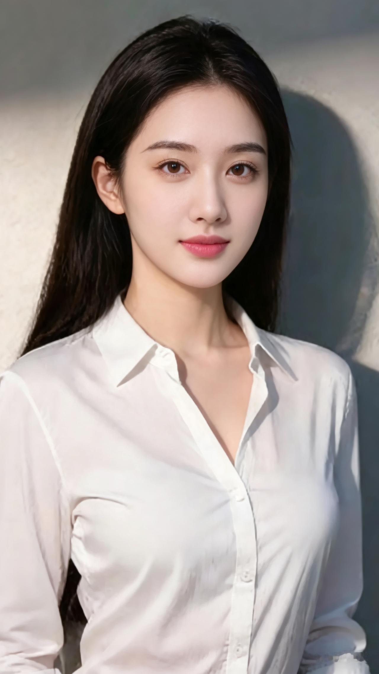 温柔白衬衫，清新自然美！🌟✨