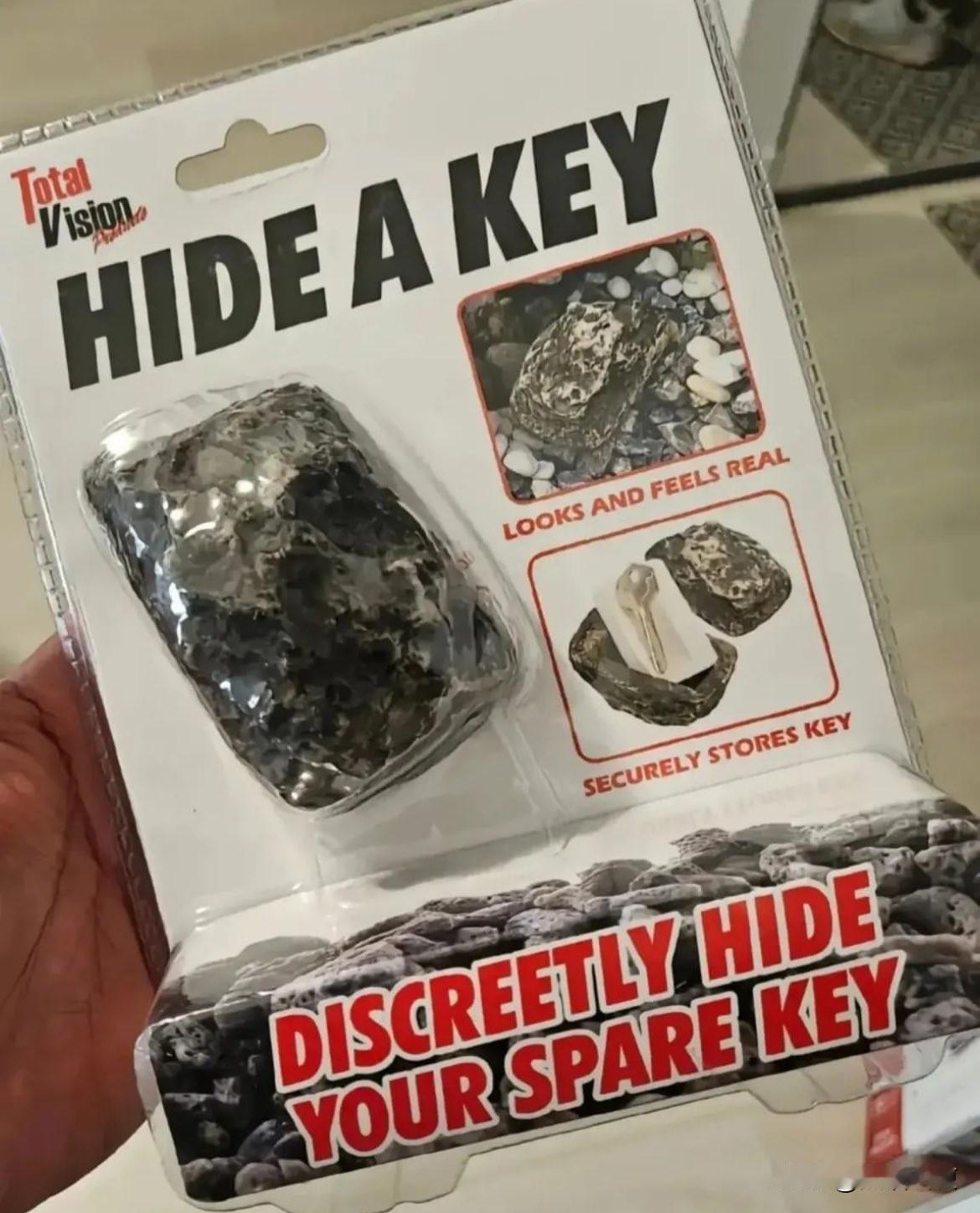 外国人这种大聪明的玩意儿不少啊。【藏个钥匙🔑】的假石头他们怎么想的出来