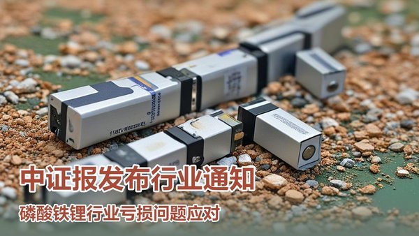 中证报：据悉，由于我国磷酸铁锂行业陷入连续多年整体性亏损的窘境，产业低价内卷现象