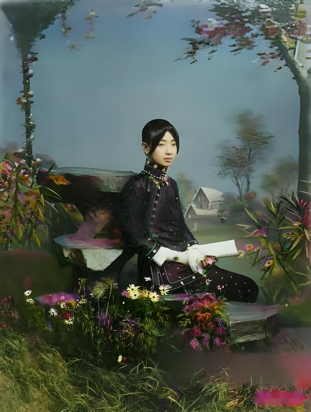 梅兰芳在时装戏《一缕麻》中饰林纫芬剧照