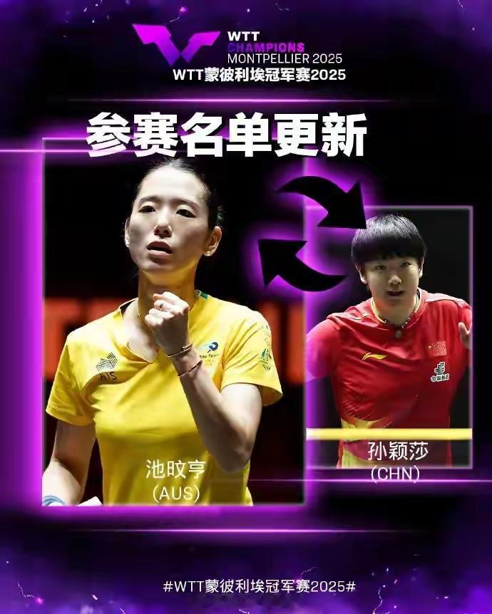 WTT乒乓球赛事王楚钦和孙颖莎等人退赛了是可惜还是庆幸当然是后者一个接一