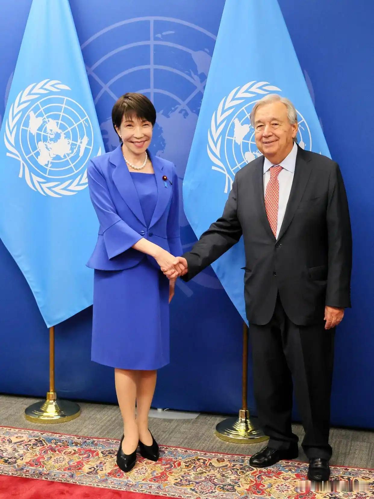 高市早苗找上古特雷斯，10分钟提了两个要求9月22日下午，联合国大会期间，高