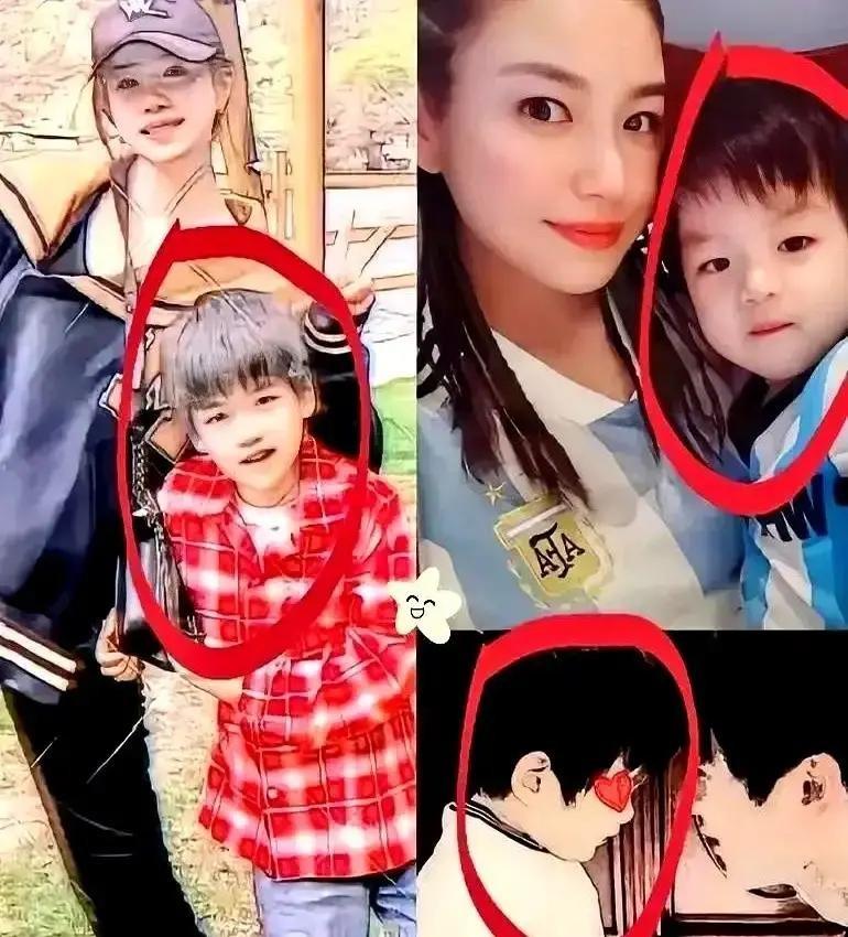 陈妍希刚晒完儿子正脸照，一分钟不到就删了。听说陈晓那边看到立马打电话提醒，怕孩