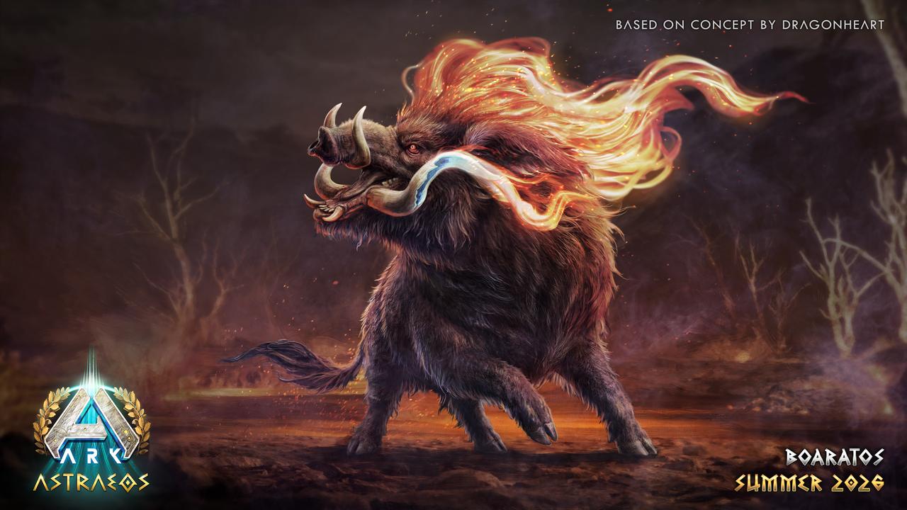 《方舟：生存飞升》新生物赤焰彘《星耀》的荒野变得越来越狂野了。今年夏天登场的