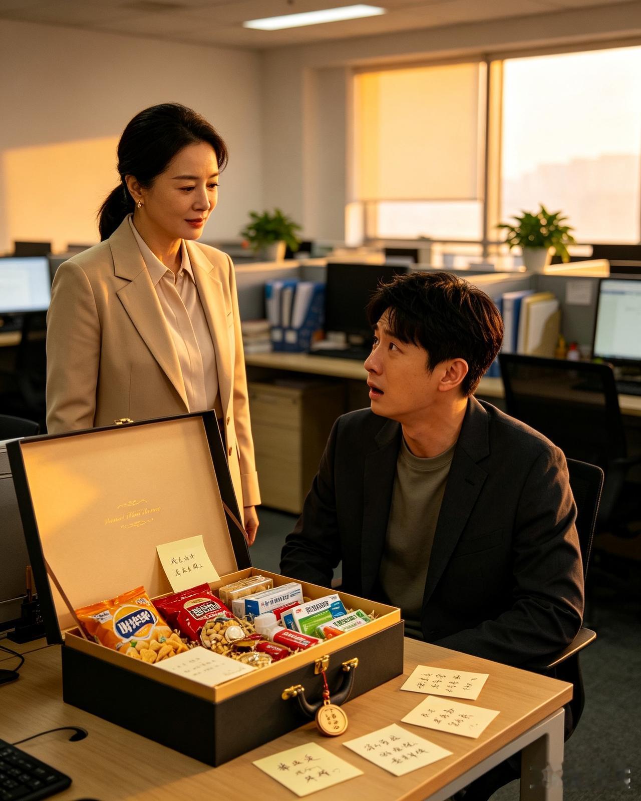共事七年的女上司要返乡相亲，我随口调侃让她不如考虑我，她搬出压在办公桌底的超大礼