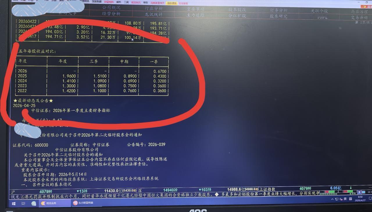 老手说股：（2）家人们，今天我也看到了有位自然人在今年一季度花重金成了某头部证
