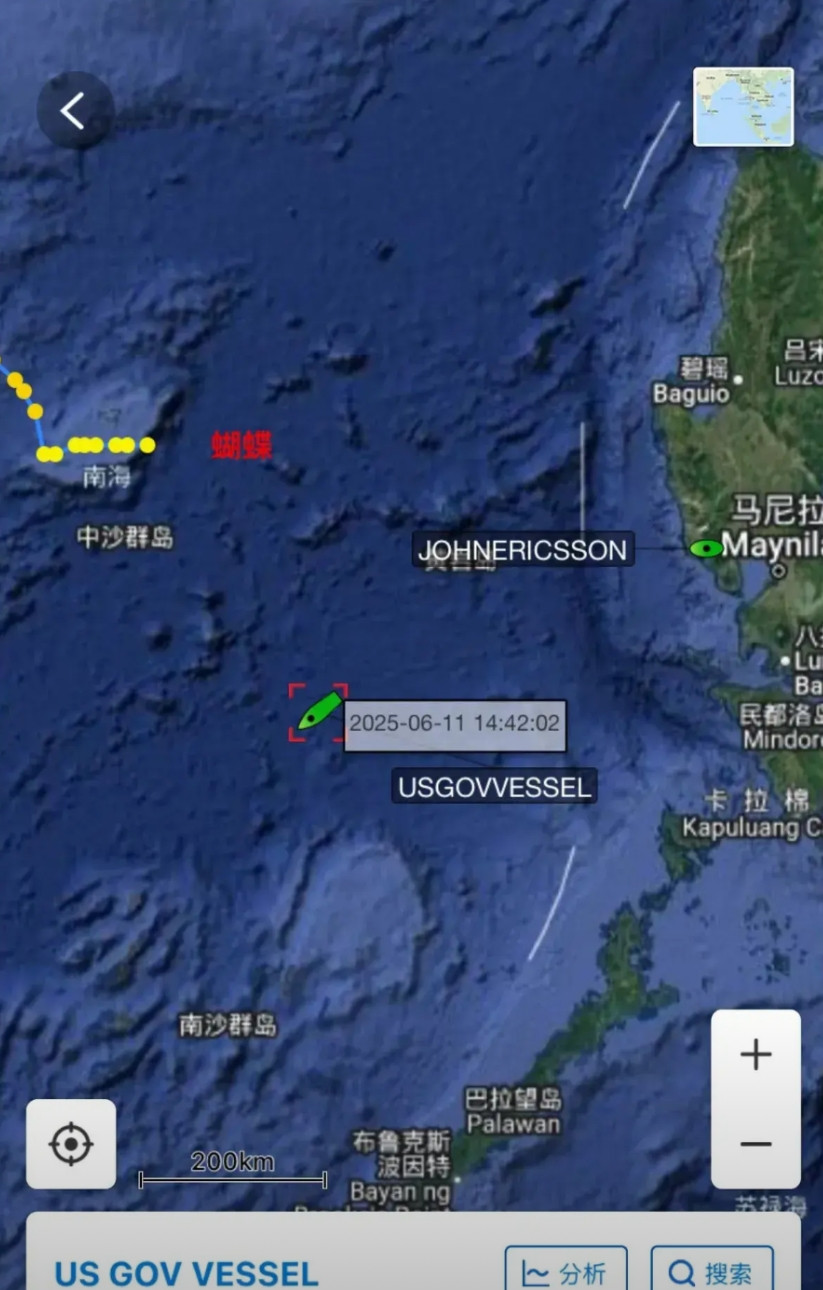 美媒NavalNews爆料，尼米兹号航母在结束美菲“联合海上巡逻”后，因躲避台