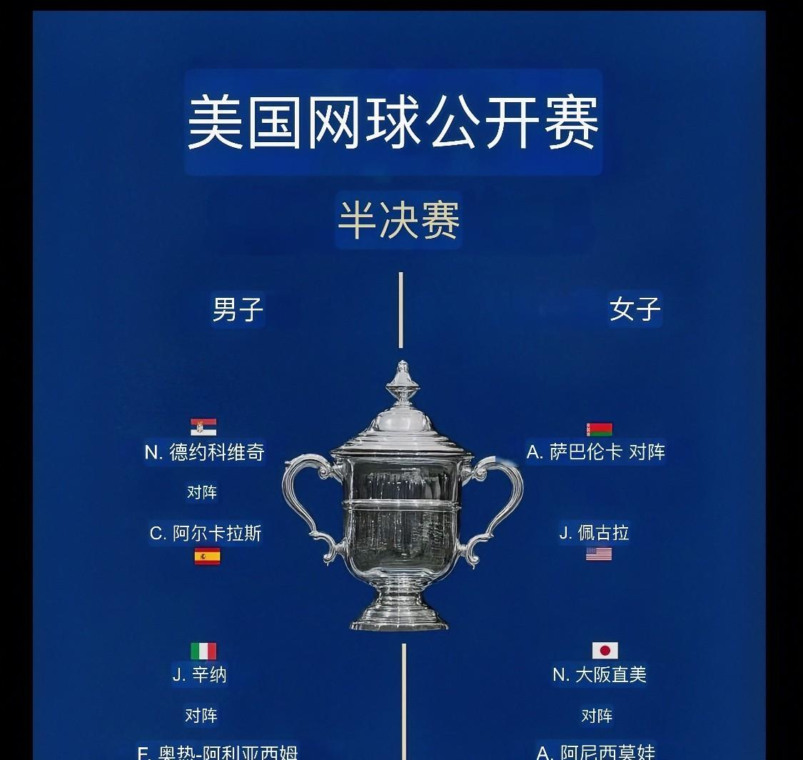 美国网球公开赛半決赛：大坂直美强势复出。38岁的诺瓦克·德约科维奇(Nov