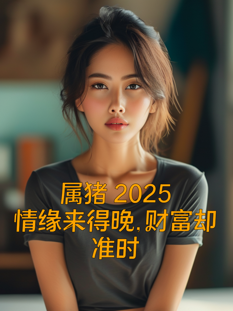属猪2025：情缘来得晚，财富却准时