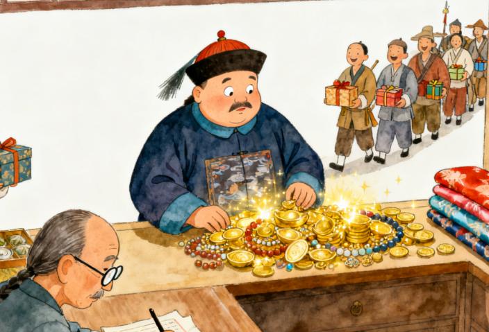 黄金250万两，白银5000万两。这不是国库，是明朝一个太监的私房钱。刘瑾，一个