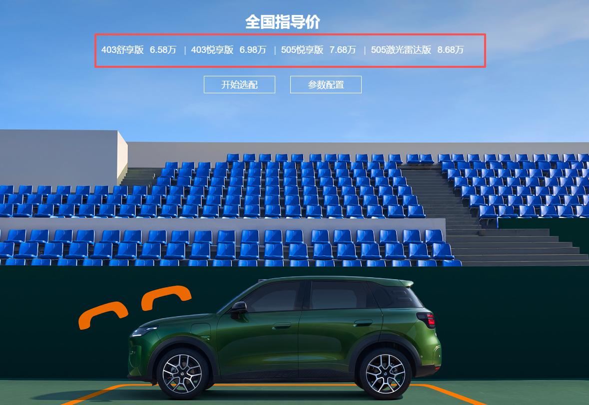 零跑汽车这波很鸡贼！将6万级纯电车普遍的300级续航提升到403kmA1