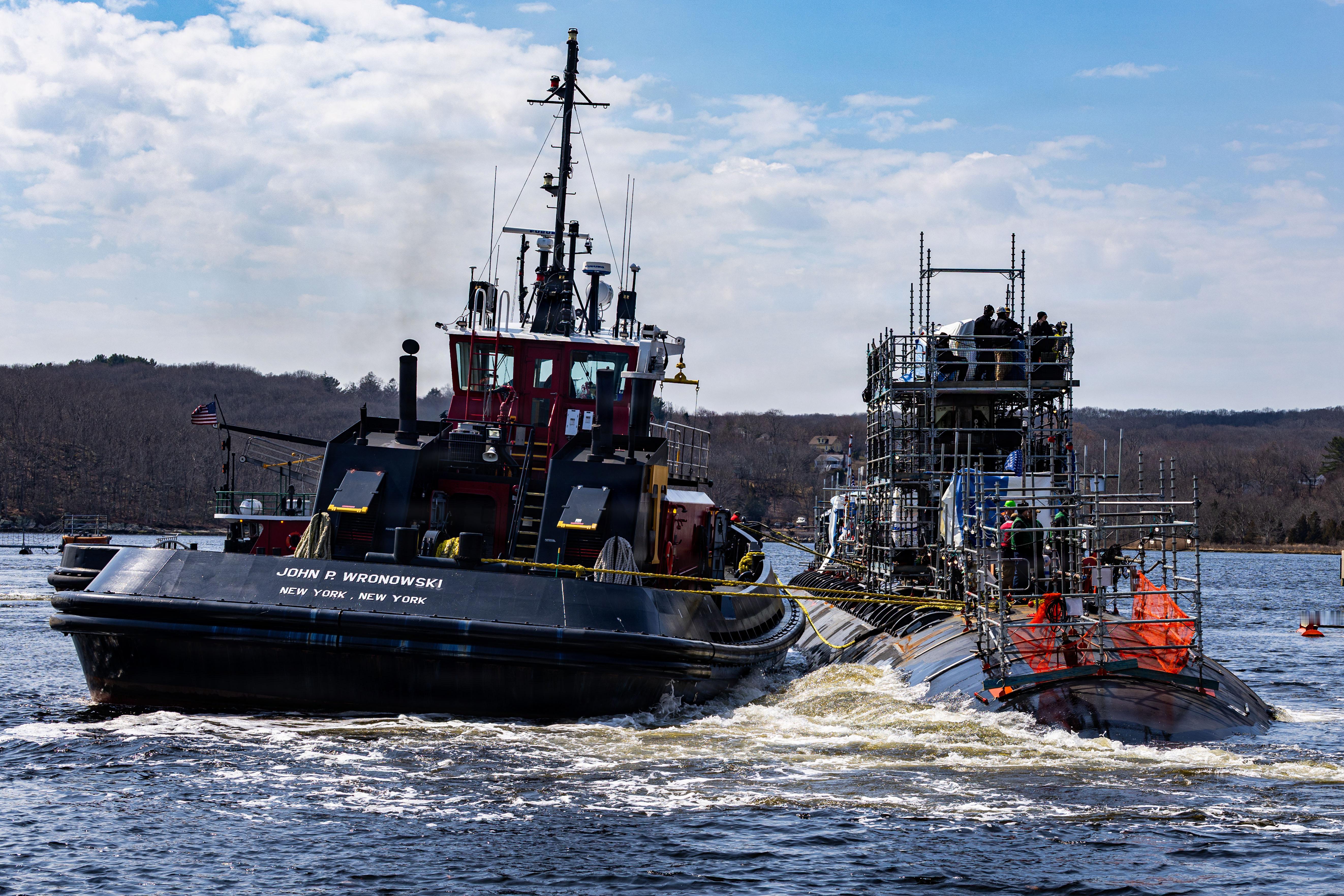 3月26日，美国波茨茅斯海军造船厂在新伦敦海军潜艇基地安全完成了“洛杉矶”级攻击