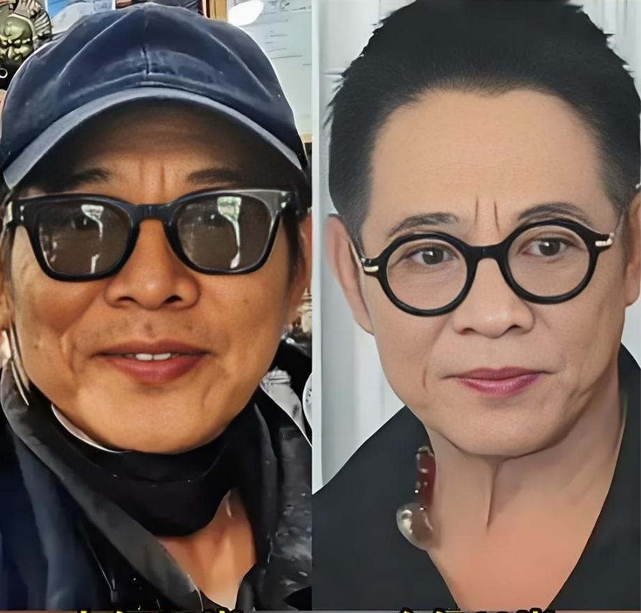 以前李连杰40多岁，看着像60岁的样子；现在60多岁，看着40岁的样子。以前倪萍