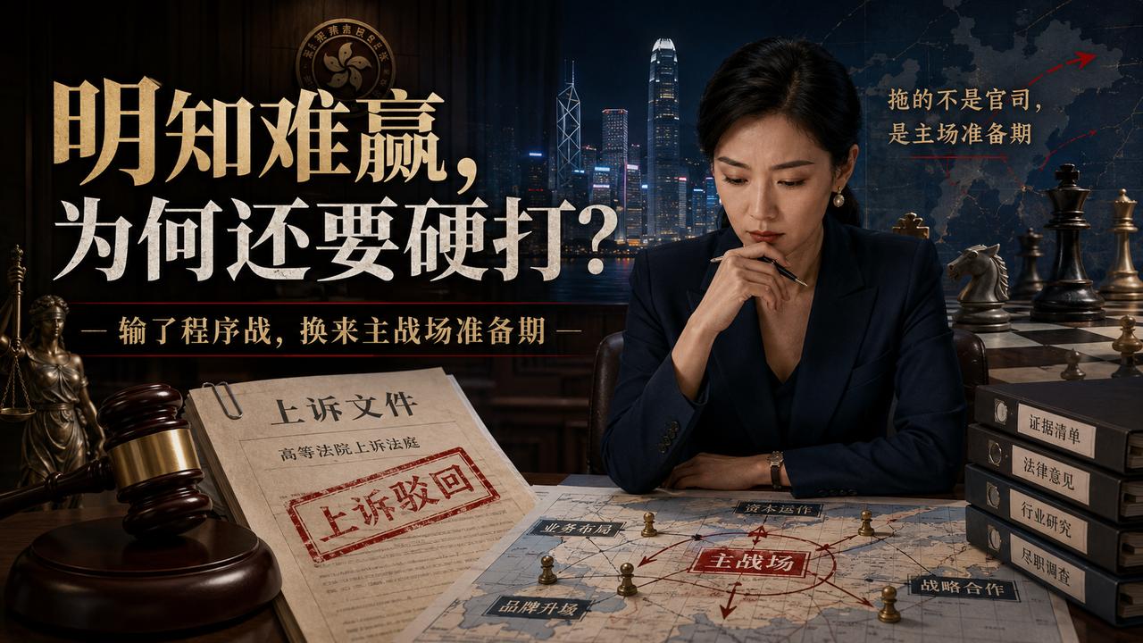 宗馥莉刚在香港高院打完一场上诉战，五条抗辩理由被法官全盘驳回，不仅没解冻半毛钱，