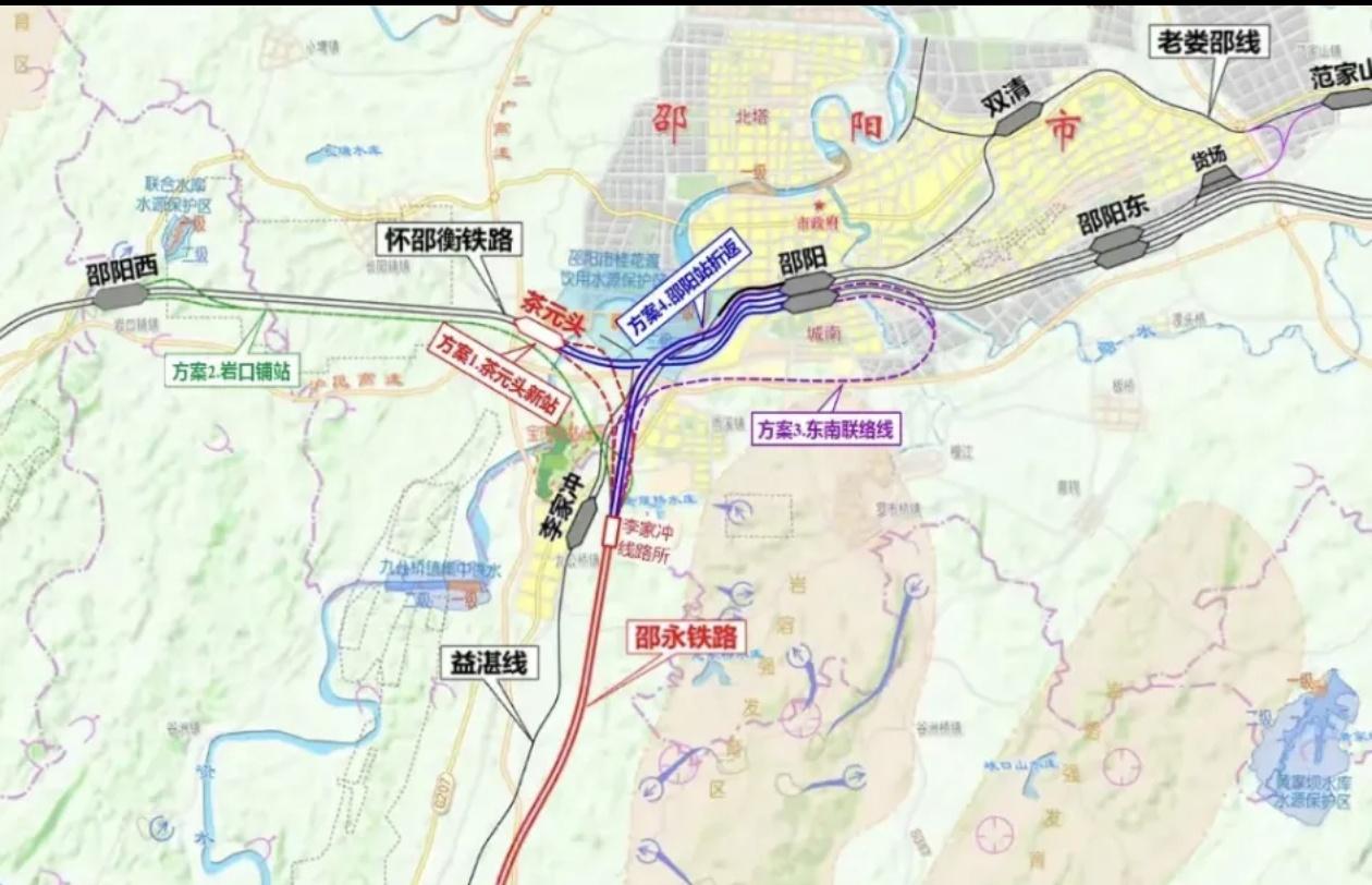 三条联络线，专治铁路“拧巴病”：邵阳告别“转椅子”，怀邵衡直通邵永，渝湘粤省下半