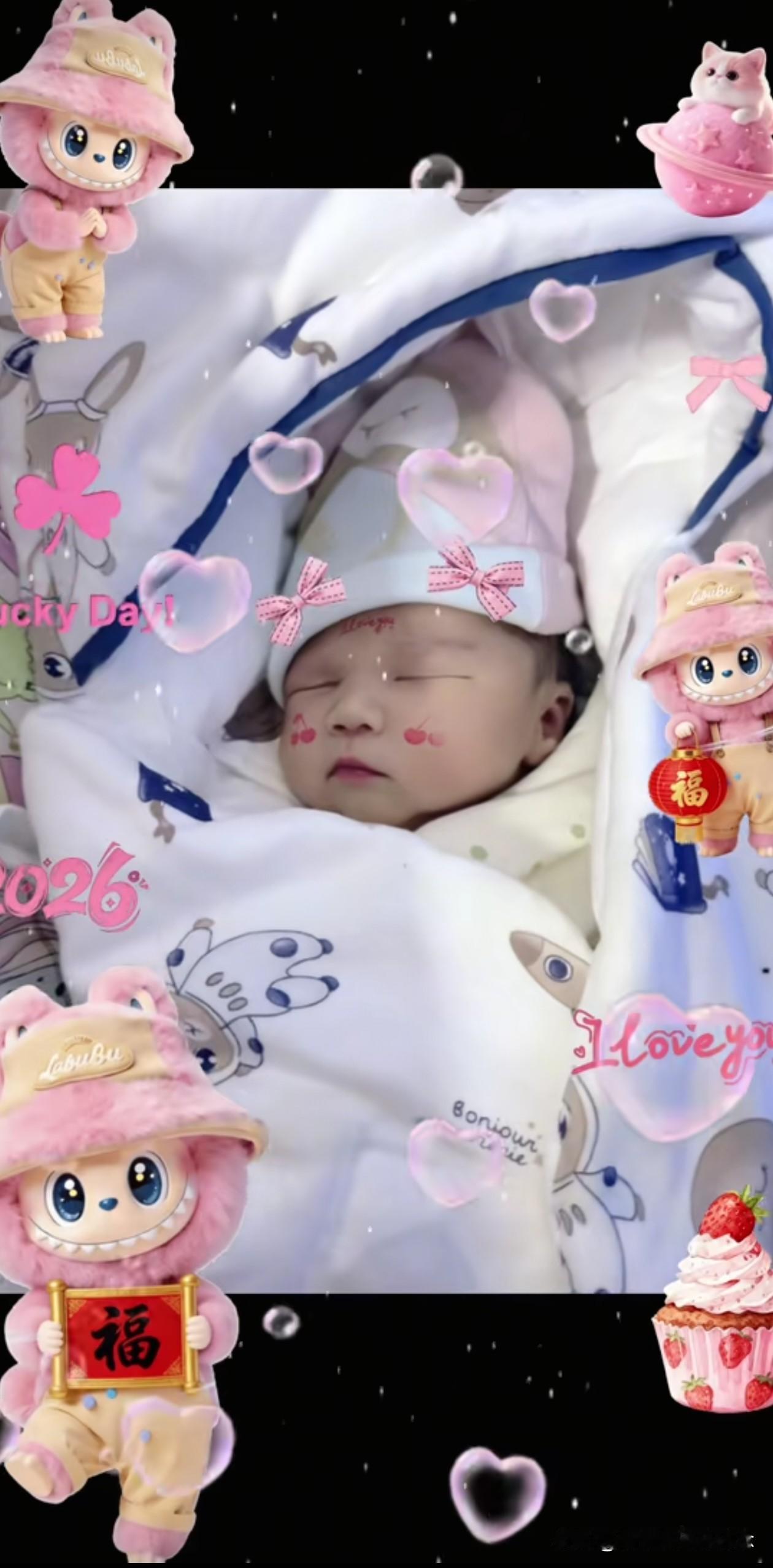 那个被宇辉取名为“鲸喜”的宝贝今天出院了！“鲸喜”妈妈发视频感谢“与辉同行”寄