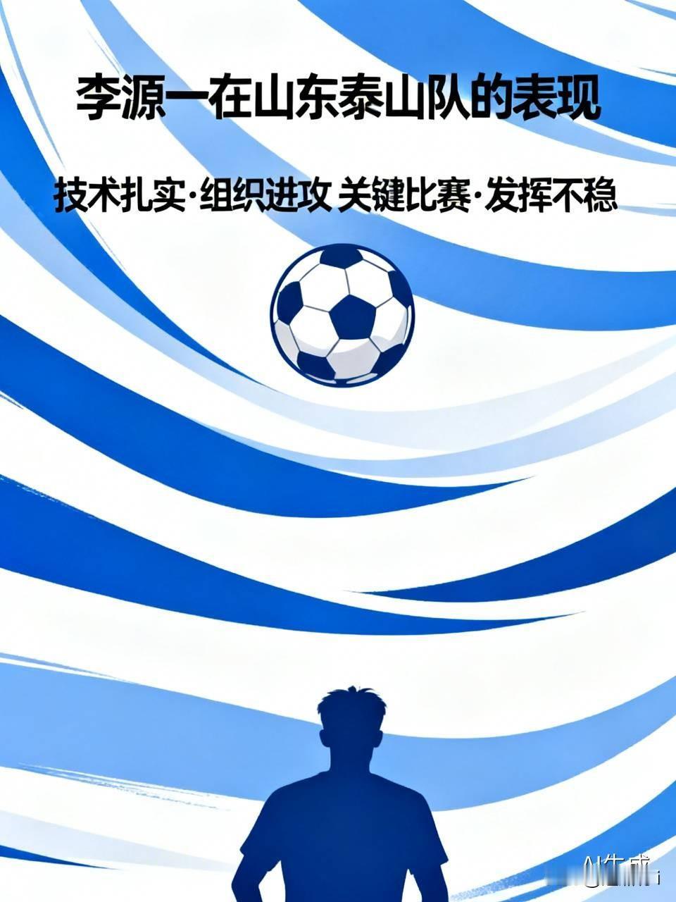 李源一在山东泰山队的表现有亮点也有不足。从优点看，他技术扎实，在中场能很好地组