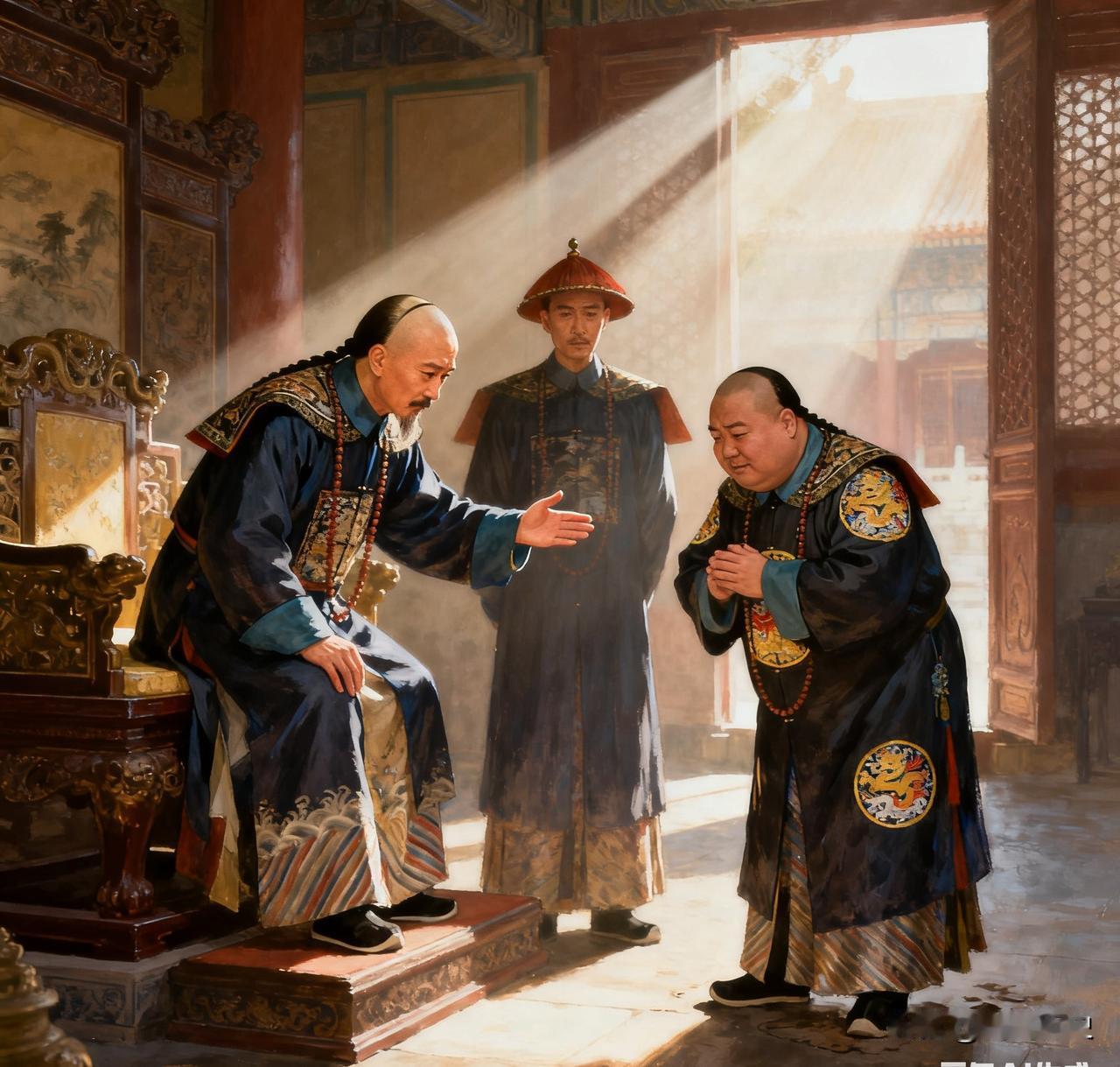 1735年，雍正帝突然驾崩。25岁的弘历继位，成为乾隆皇帝。登基三个月后，他做了