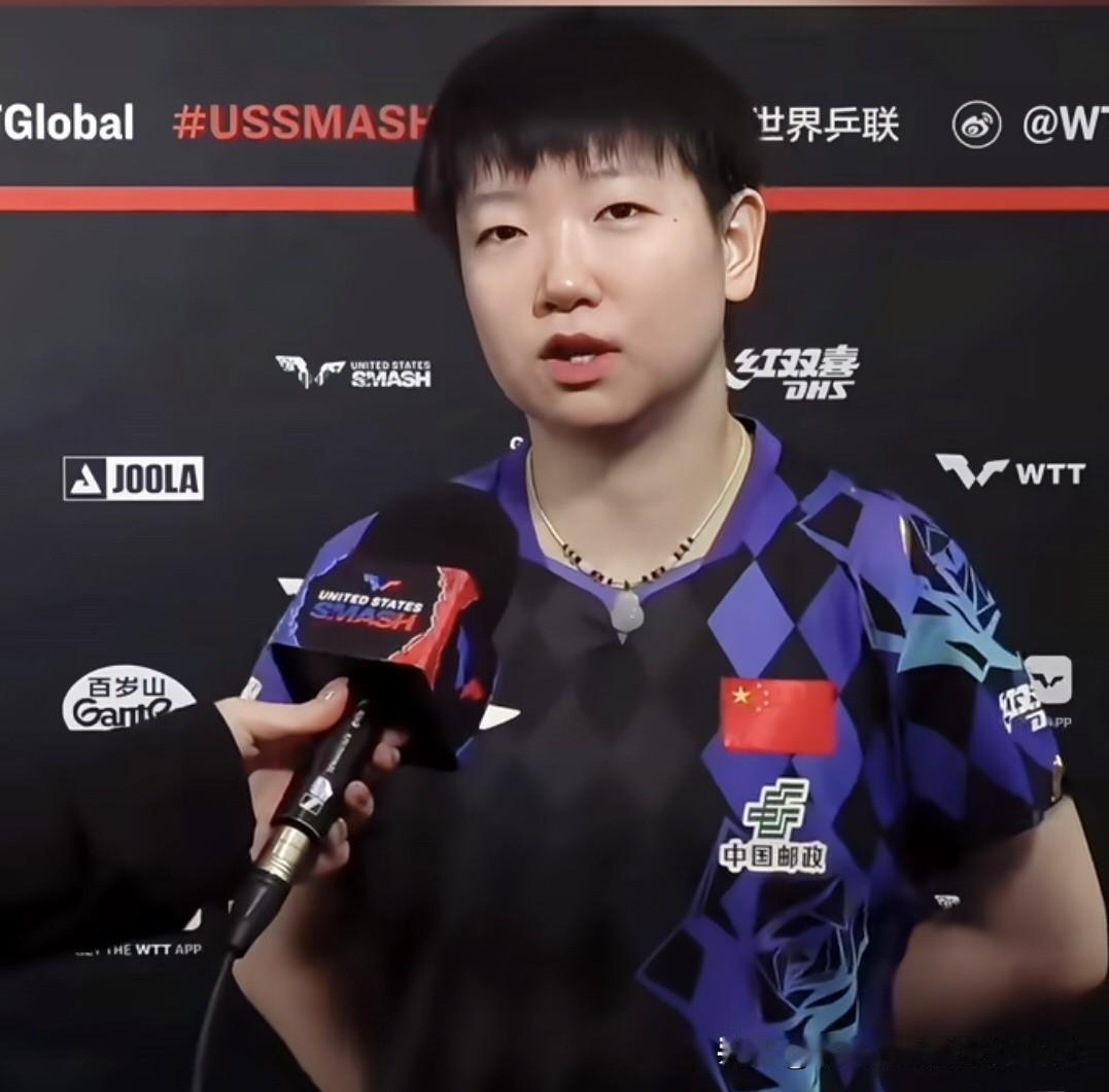 孙颖莎终于回应混双0-2逆转五局大战了！她说得特别实在，打成五局本来就挺正常