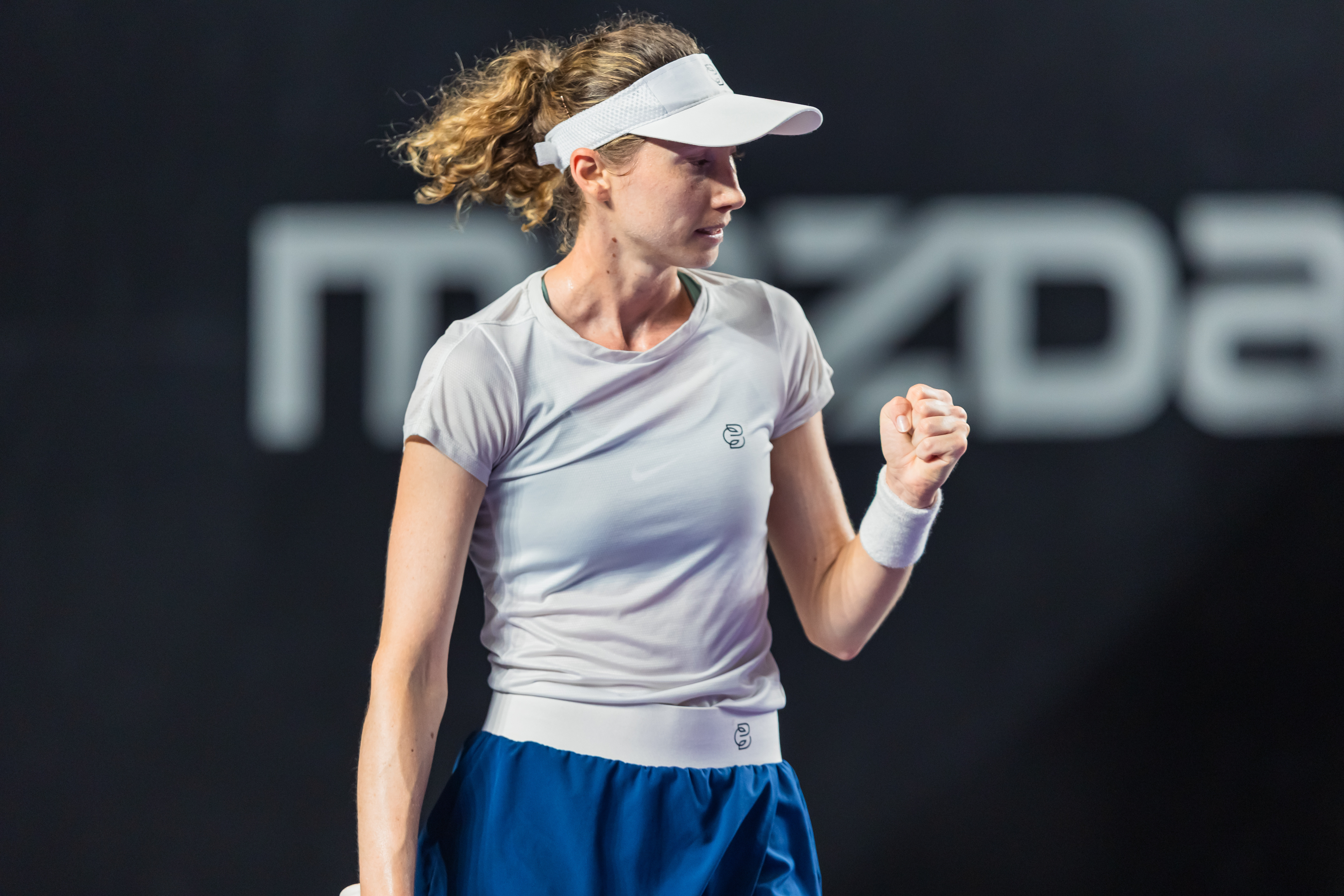 布克沙首进500赛决赛✅WTA500梅里达站半决赛，布克沙以7-56-4挑落头