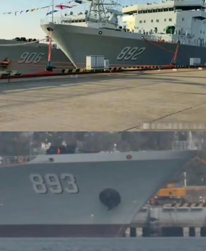 903A.903A新年初始，两艘903A，综合补给舰服役，中国海军再添5万吨!9