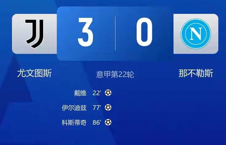 孔二的日子不好过了。意甲第22轮卫冕冠军那不勒斯客场0：3完败尤文图斯。那不勒斯