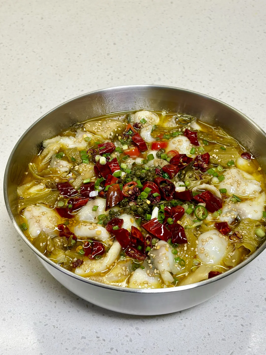 有手就会的酸菜鱼，附详细做法～