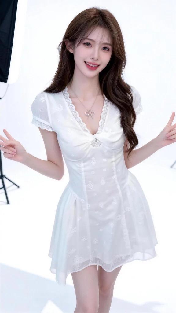 温柔的小白裙白色纱质蓬蓬裙穿搭女生白色连衣裙穿搭白色连衣裙搭配夏日穿搭白色
