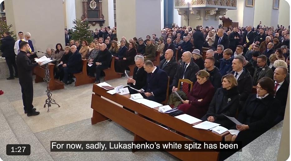 乌克兰总统泽连斯基：目前，可悲的是，卢卡申科的白博美犬（whitespitz）