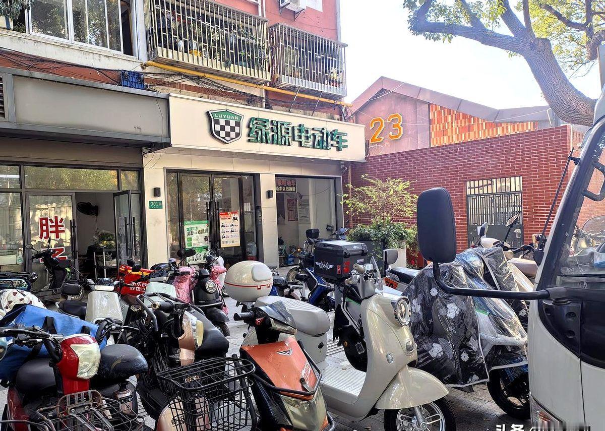 上海整治超标电动车，今天去看闵行颛桥镇的电动车店，已经有彻底关店不做的，是绿源电