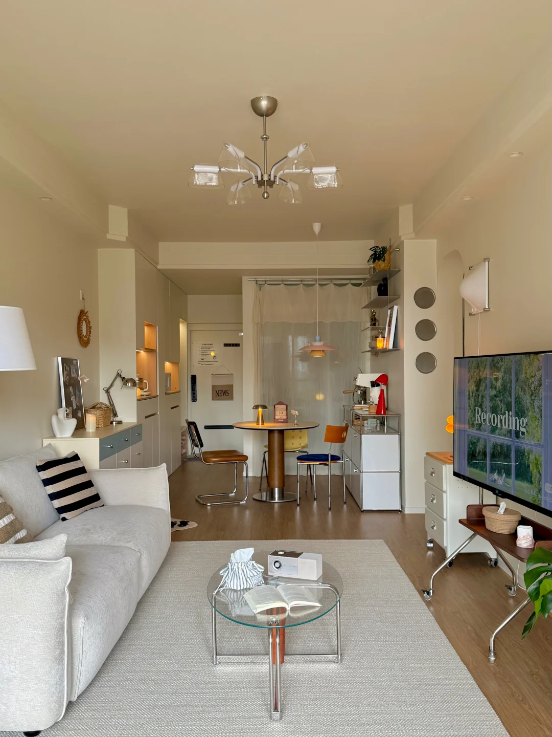 🏠73㎡三室一厅｜选对灯💡小家越住越大