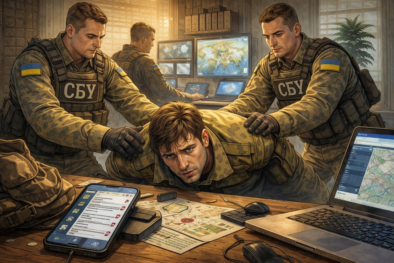 乌克兰国家安全局新闻中心1月6日发布消息称，抓到一个藏在乌军队伍里的内鬼。事情