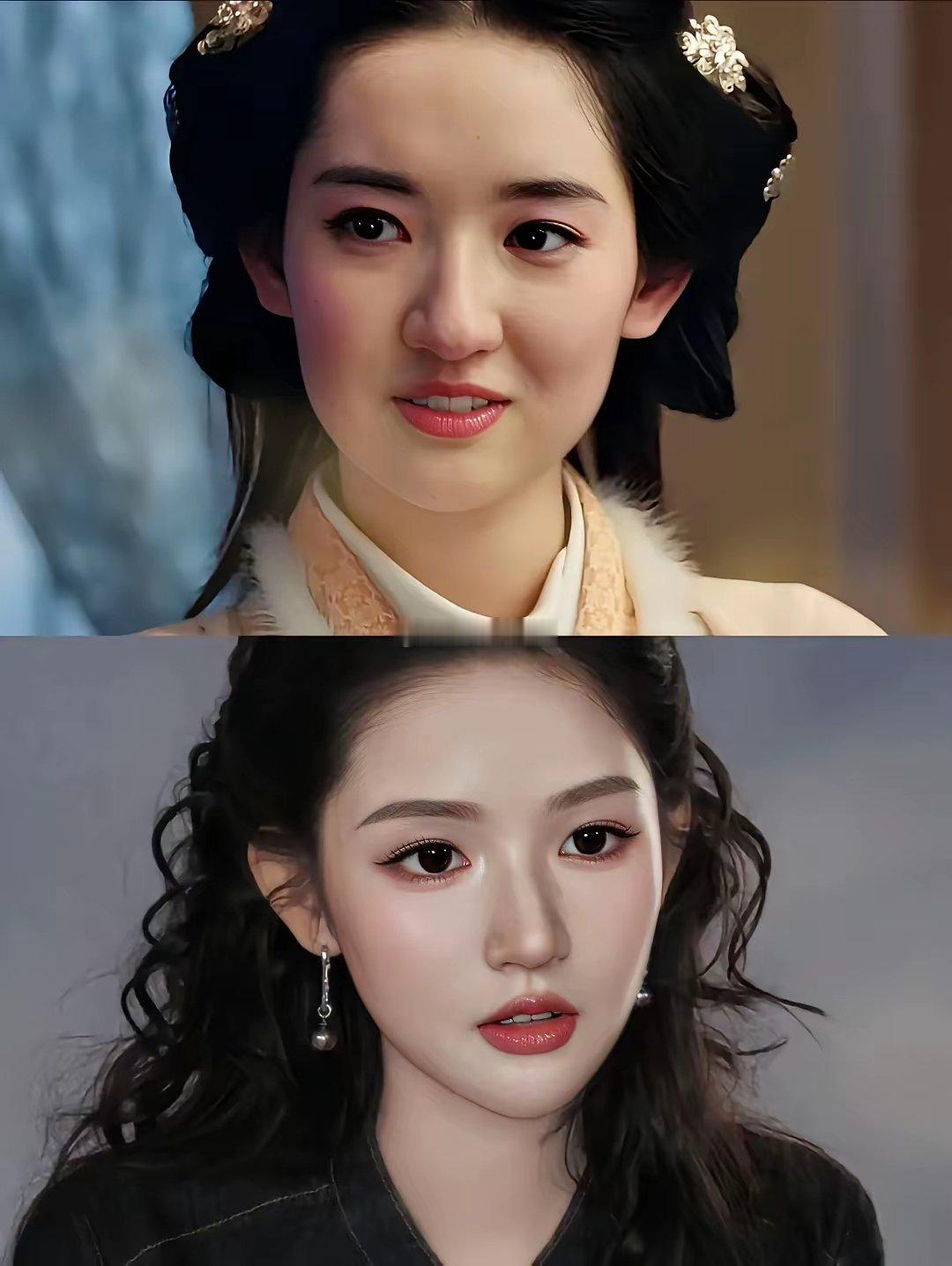 给她设计和主刀的医生很厉害，美商很高，微微一动形象大变
