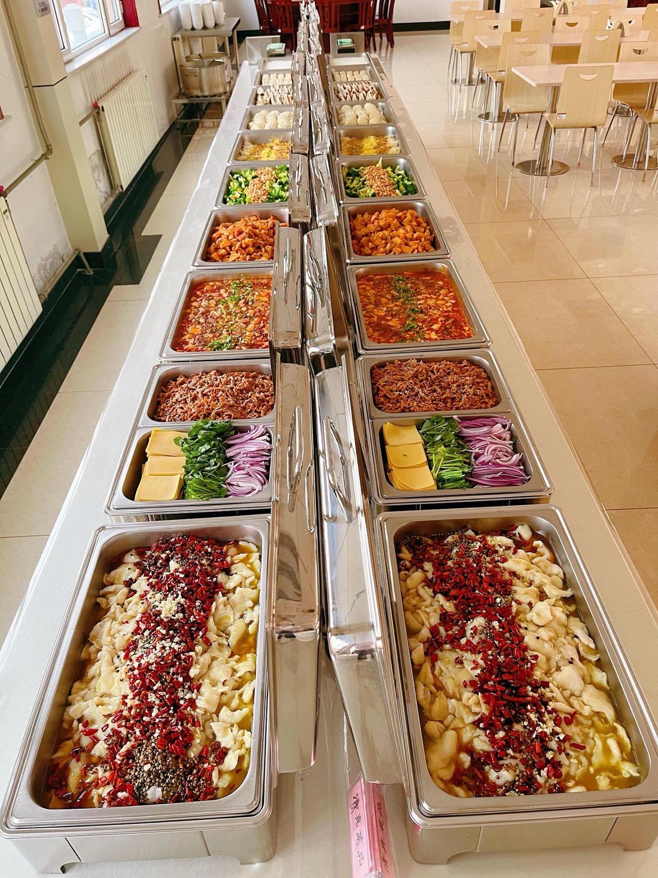 这食堂饭真不错