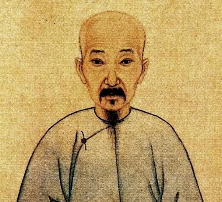 乾隆六十大寿庆典之日，见刘墉头戴一顶破草帽，脚穿一双烂草鞋，下穿一身烂裤，脖子上