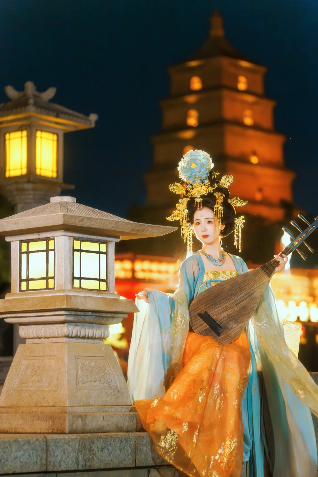 放弃不夜城，大雁塔的夜景难拍却值得
