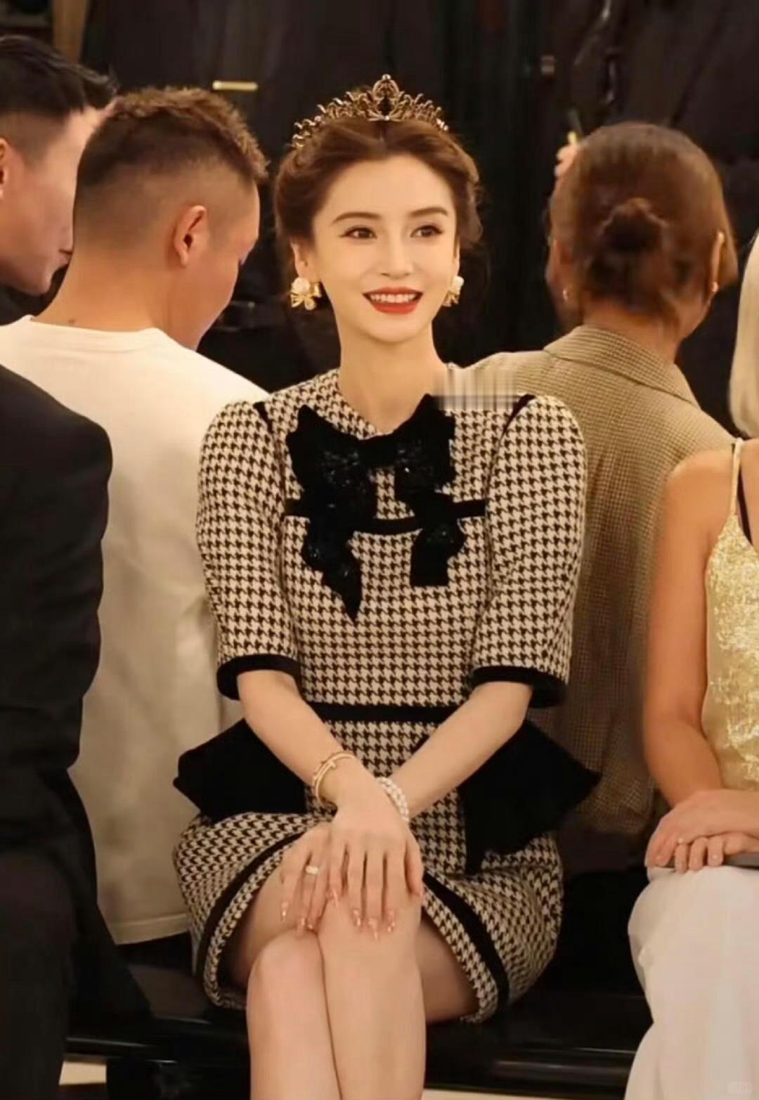 谁敢想这是Angelababy的生图Angelababy公主皇冠​​