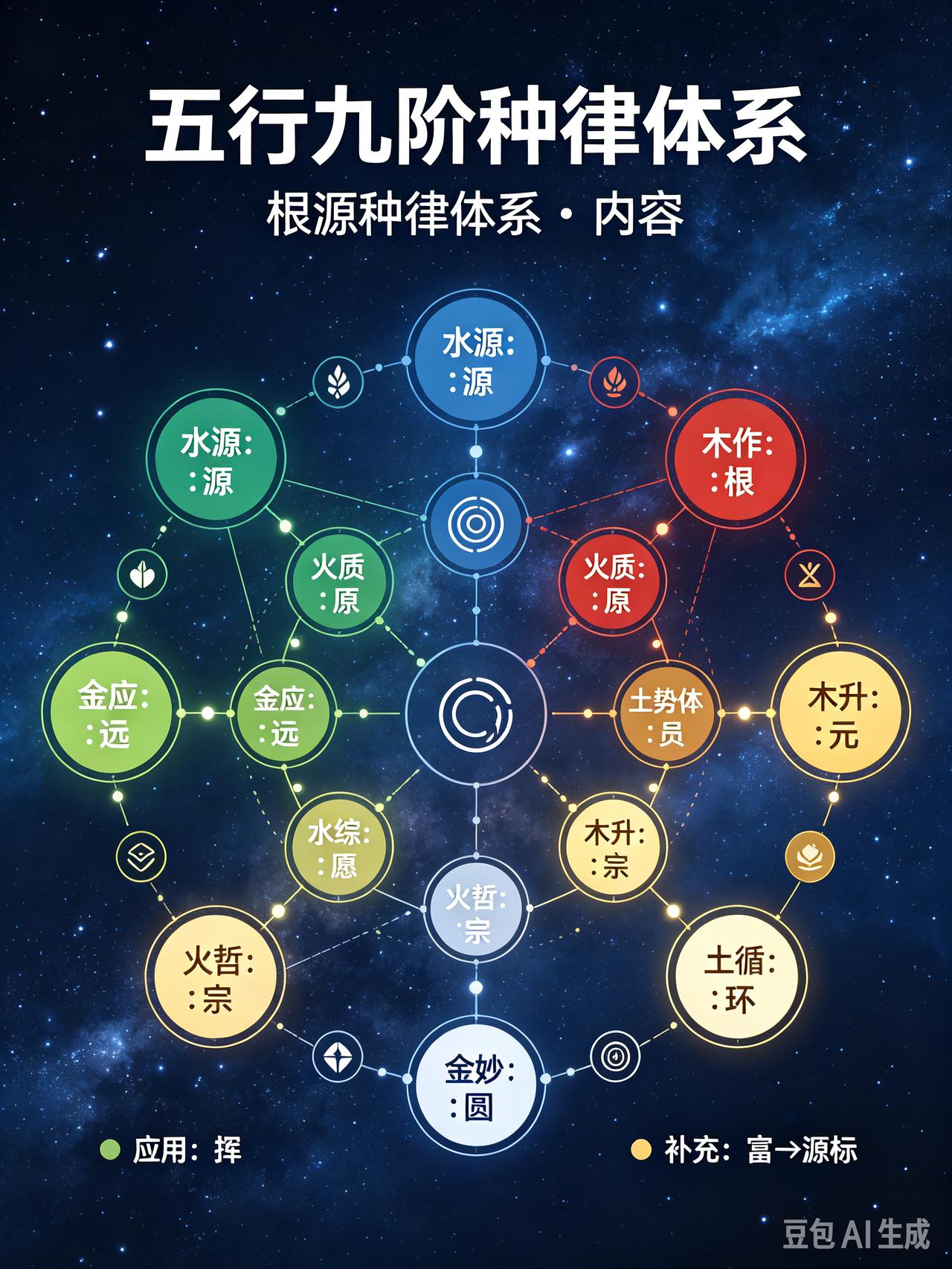 五行九阶种律体系将发挥的巨大作用。这套体系跳出传统物理模型的固有框架将宇宙暗
