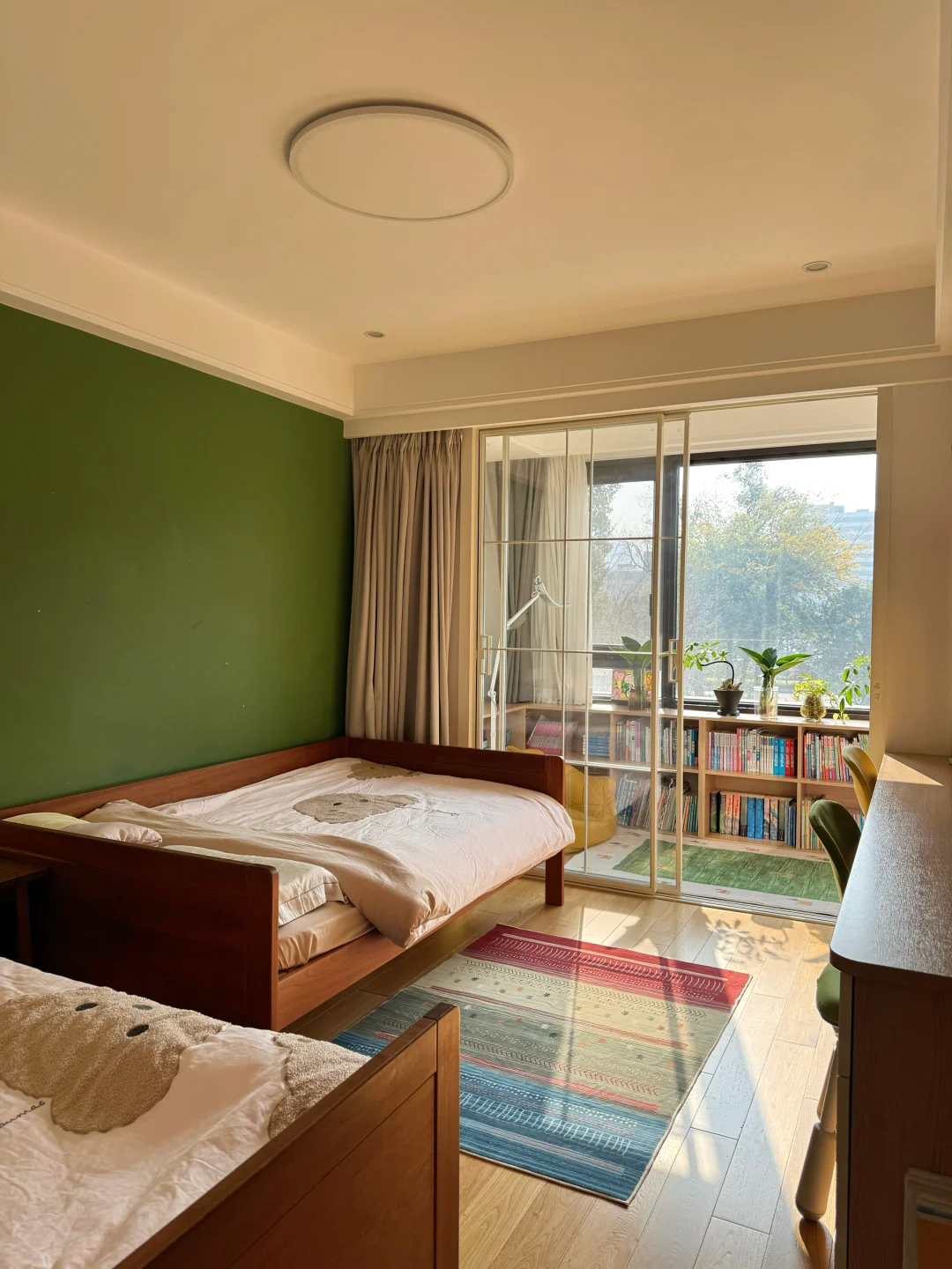 当晴天的时候，我就特别羡慕我儿子