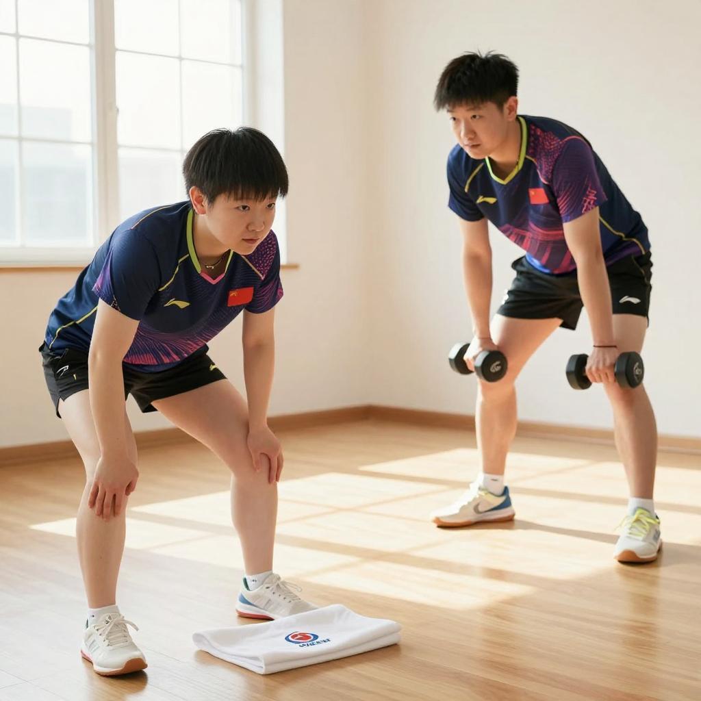 孙颖莎王楚钦伤病恢复引关注，亚洲杯冠军争夺战一触即发当春日的暖阳洒向乒乓球台