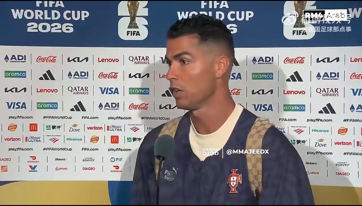 🇵🇹C罗赛后接受采访时表示：“明天醒来时我问心无愧。我已经竭尽全力，我为葡萄