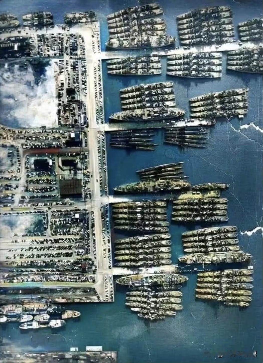 二战之后的老美，真的是兵强马壮。战争还没有结束，就已经开始考虑下一场冲突了，核弹