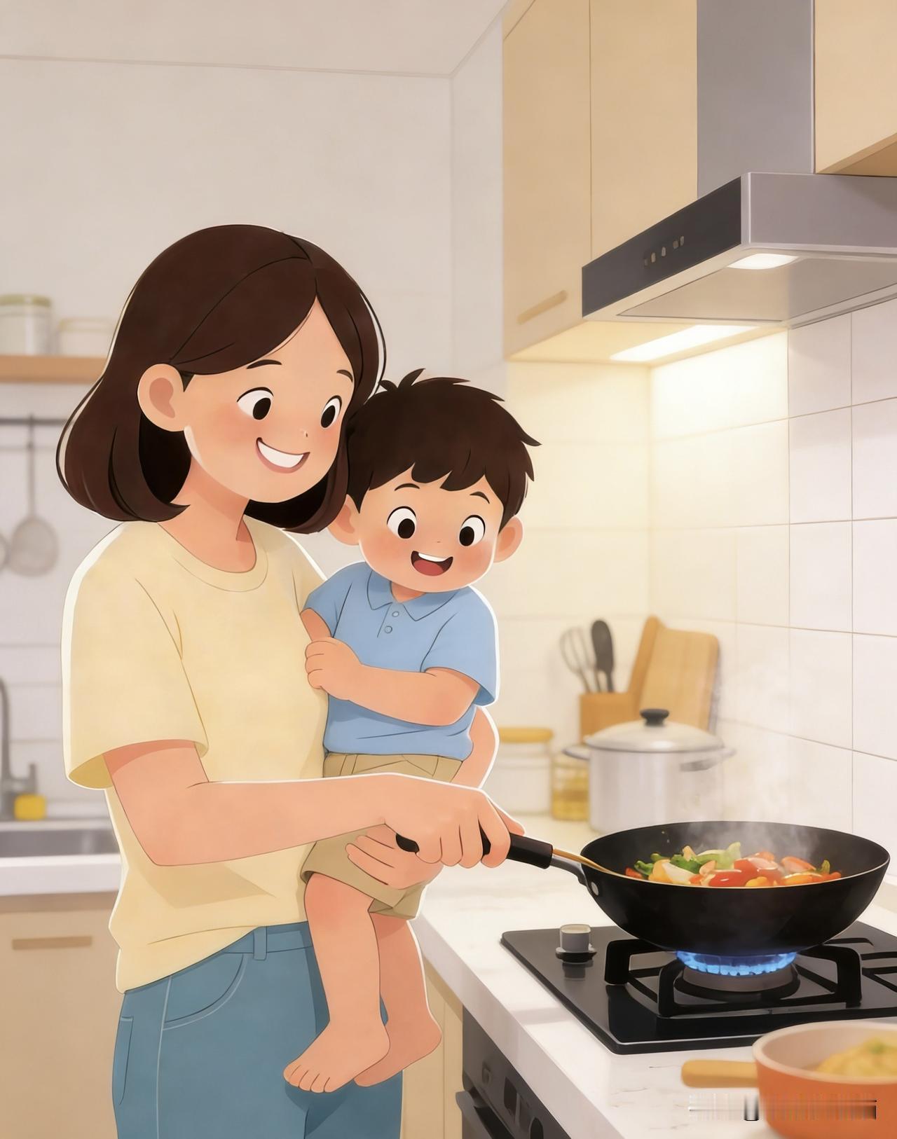 发现一个特有意思的现象所有的宝妈一个人带娃的时候状态简直跟开了挂一样半